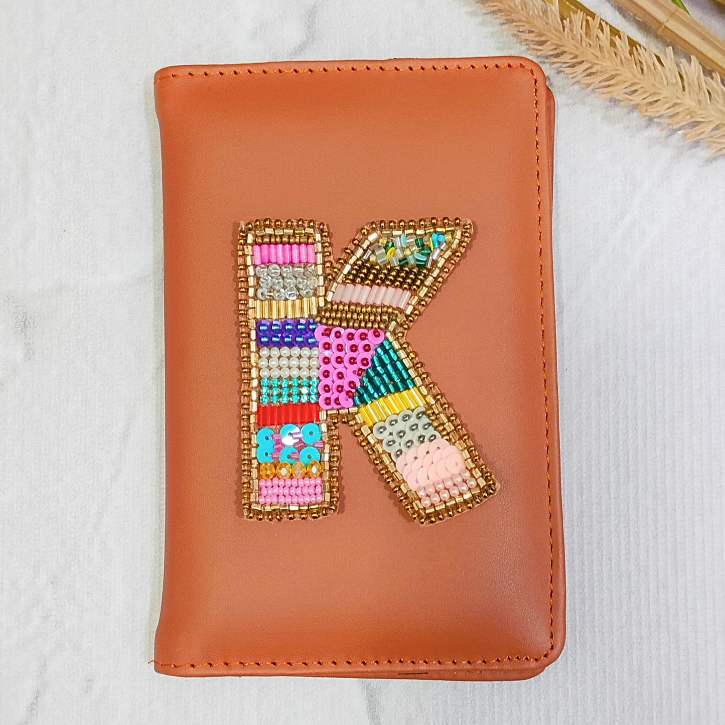 Colorburst Alphabet 'K' Patch