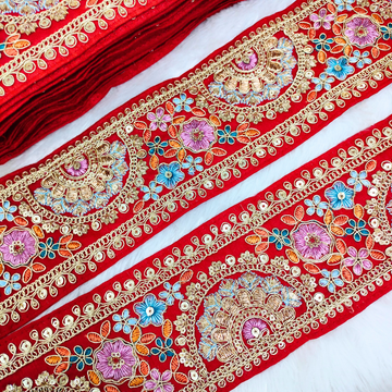 Red Fancy Multicolor Trim