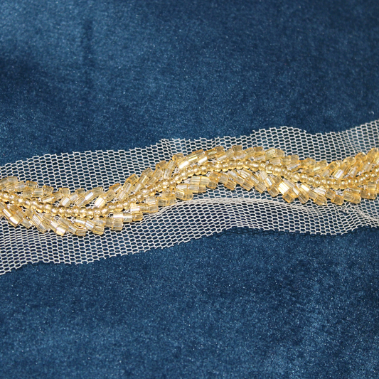 Golden Intricate Embellished Border