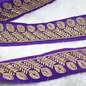 Voilet Embellished Fancy Trim