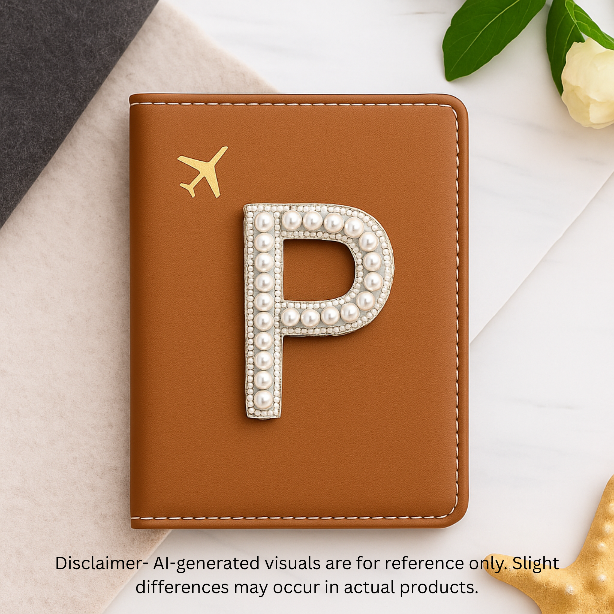 Oceanic Pearl Alphabet 'P' Patch