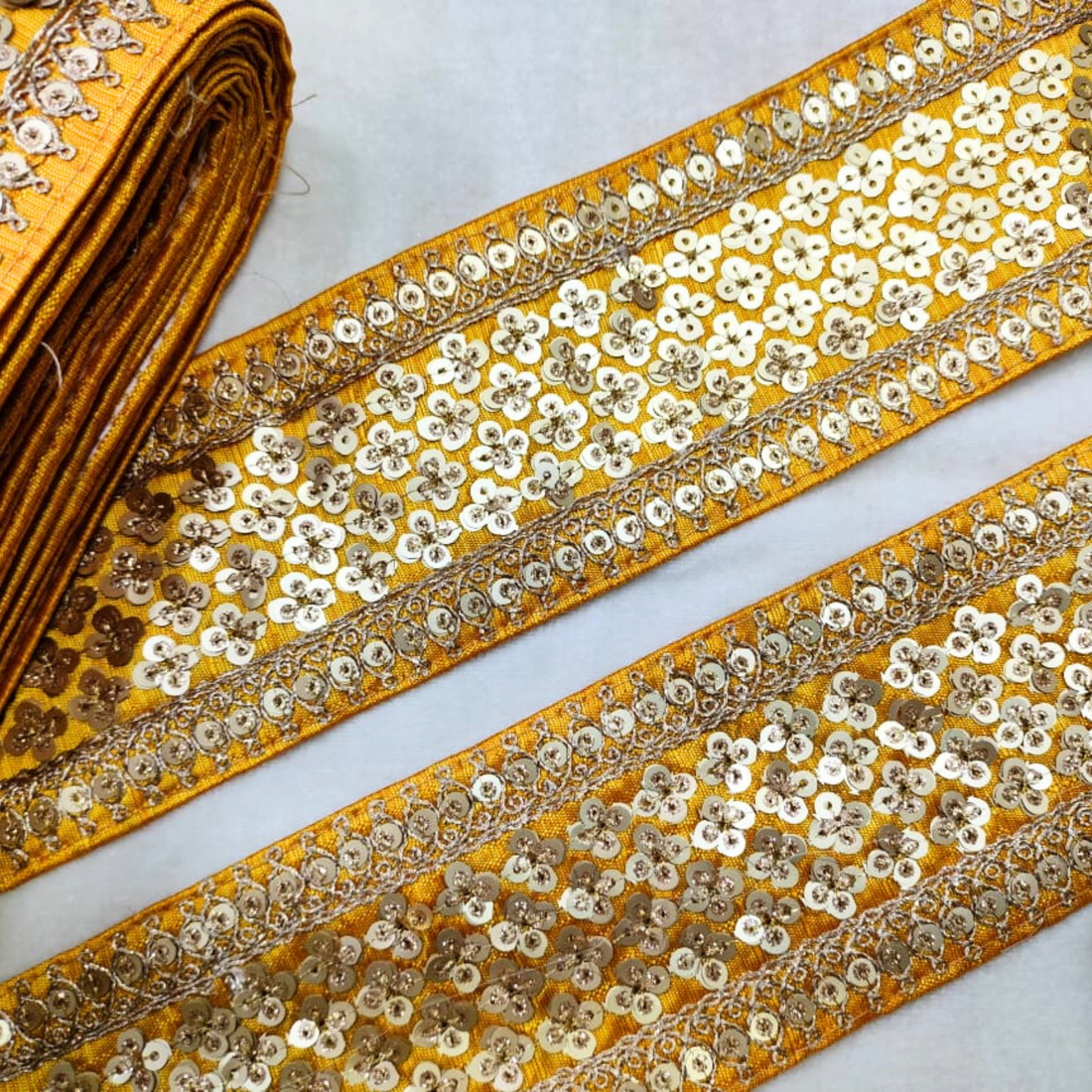 Sequins Lace Border