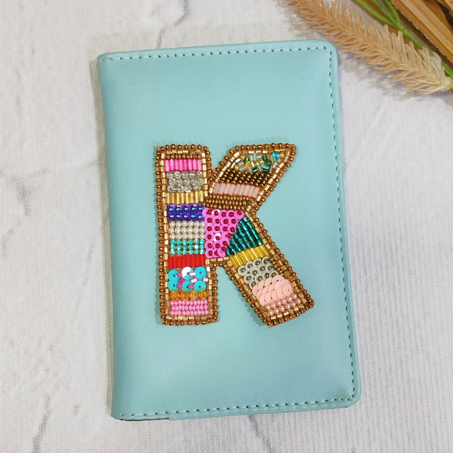 Colorburst Alphabet 'K' Patch