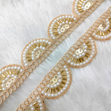Pearl & Sequin Designer Lace