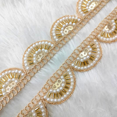 Pearl & Sequin Designer Lace