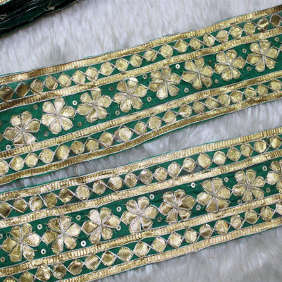 Handwork Floral Gota Trim