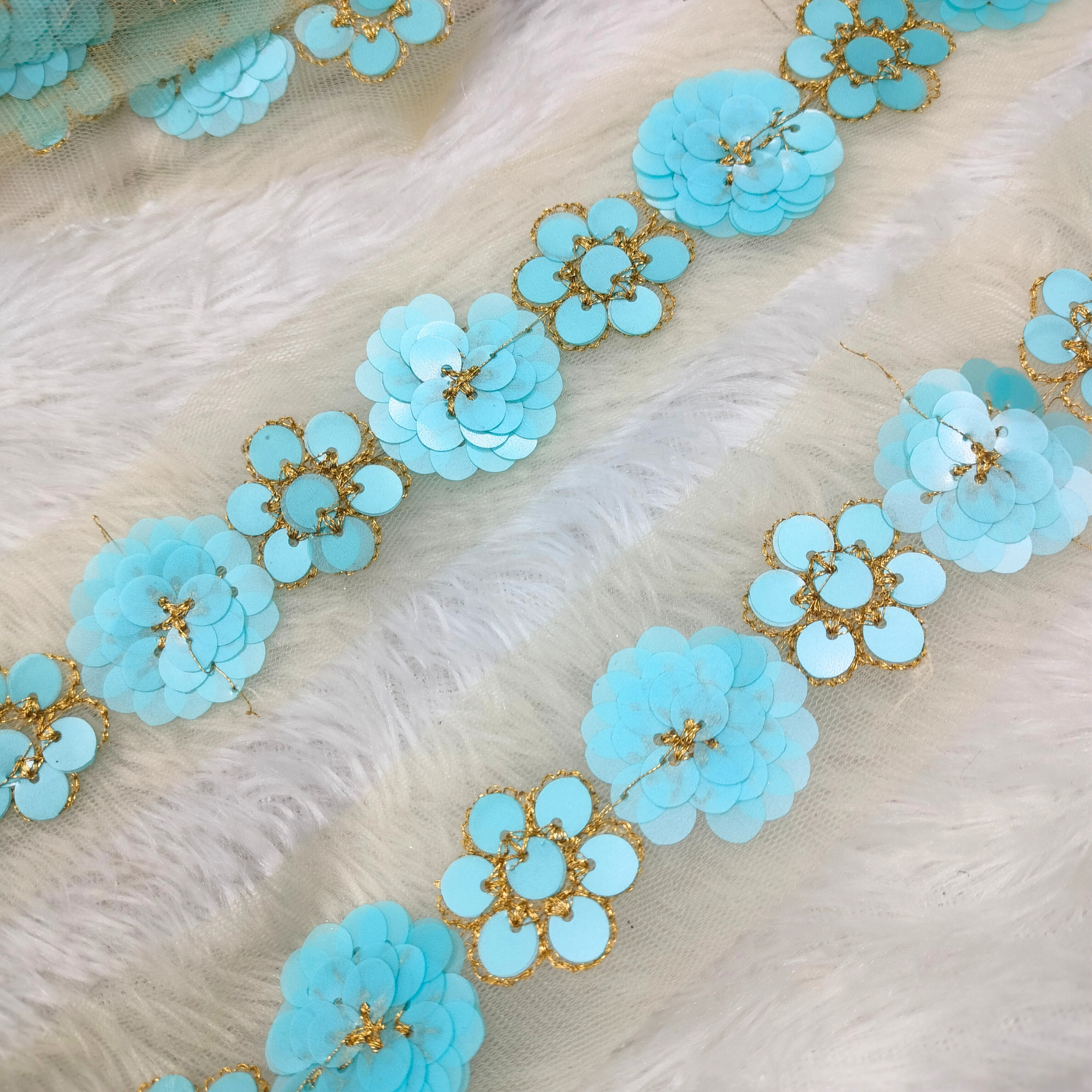 Sequin Floral Lace