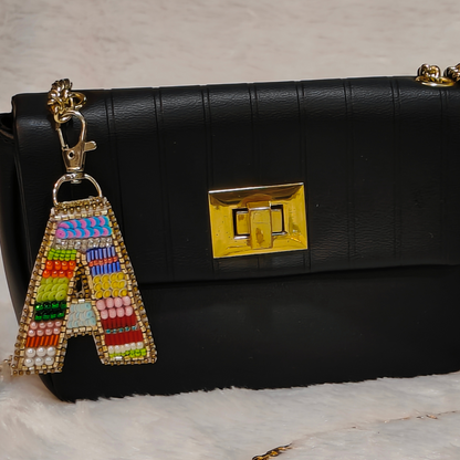 Color Crush Bag Charm 'A' Bag Charm