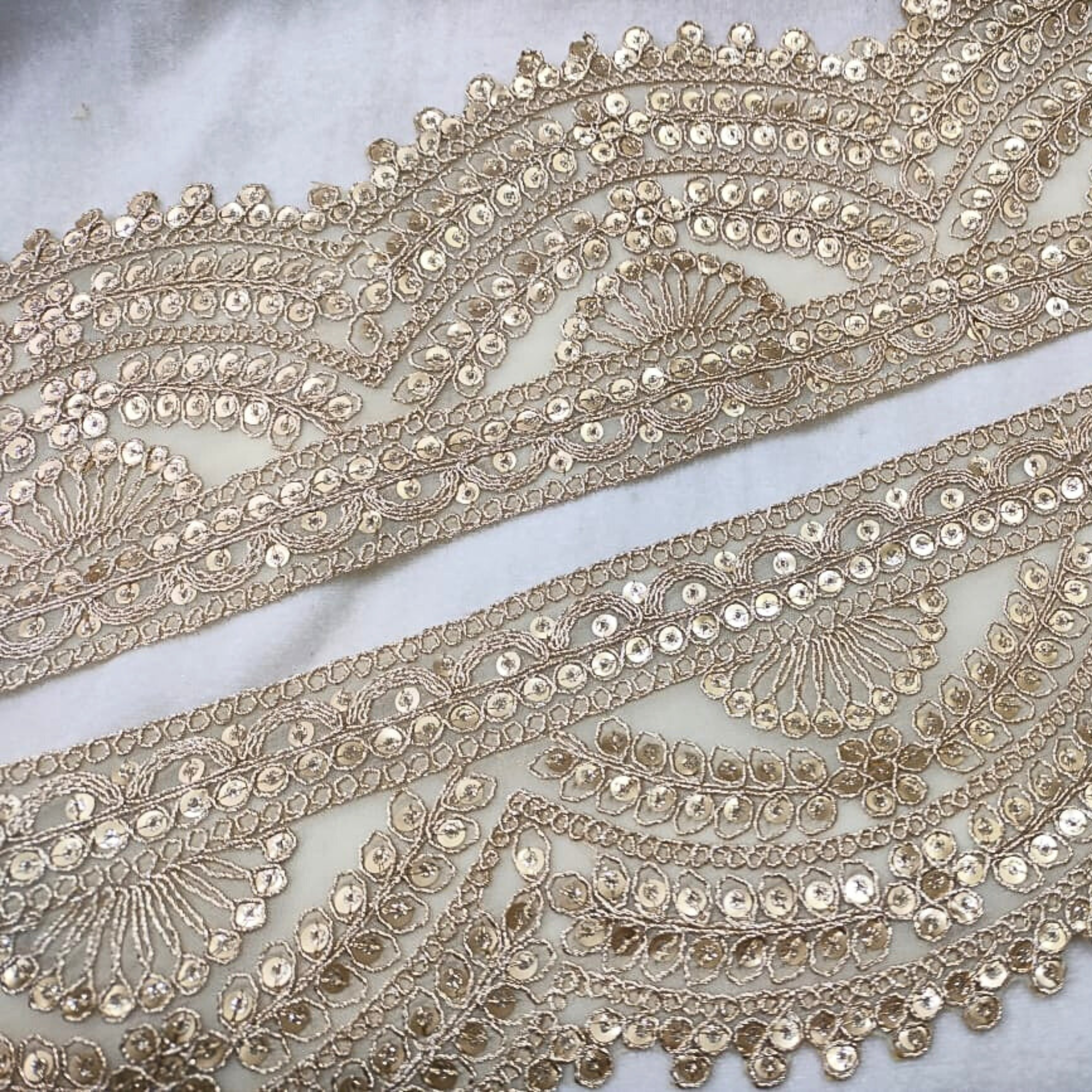 Fancy Zari Work Embroidered Border