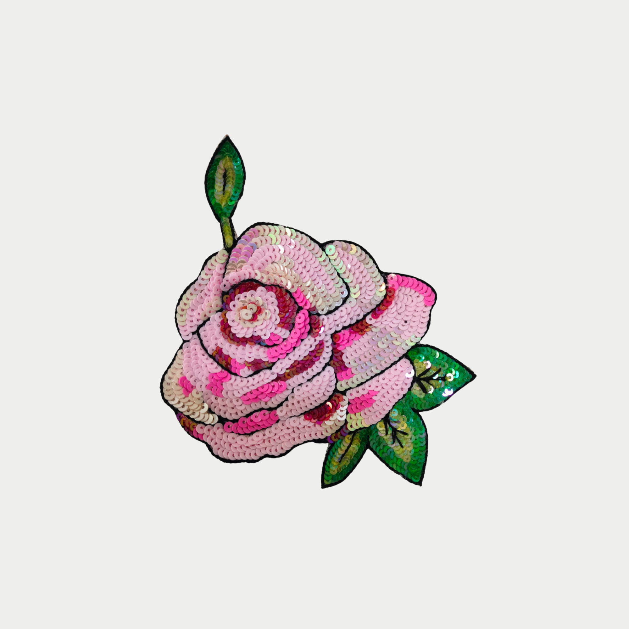 Sequinwork Rose Patch