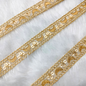 Golden Sequin Zari Trim