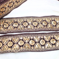 Brown Fancy Zari Trim