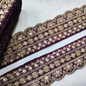 Purple Fancy Embellished Trim