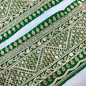 Dark Green Fancy Embellished Trim