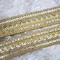 Golden Fancy Zari And Sequin Trim