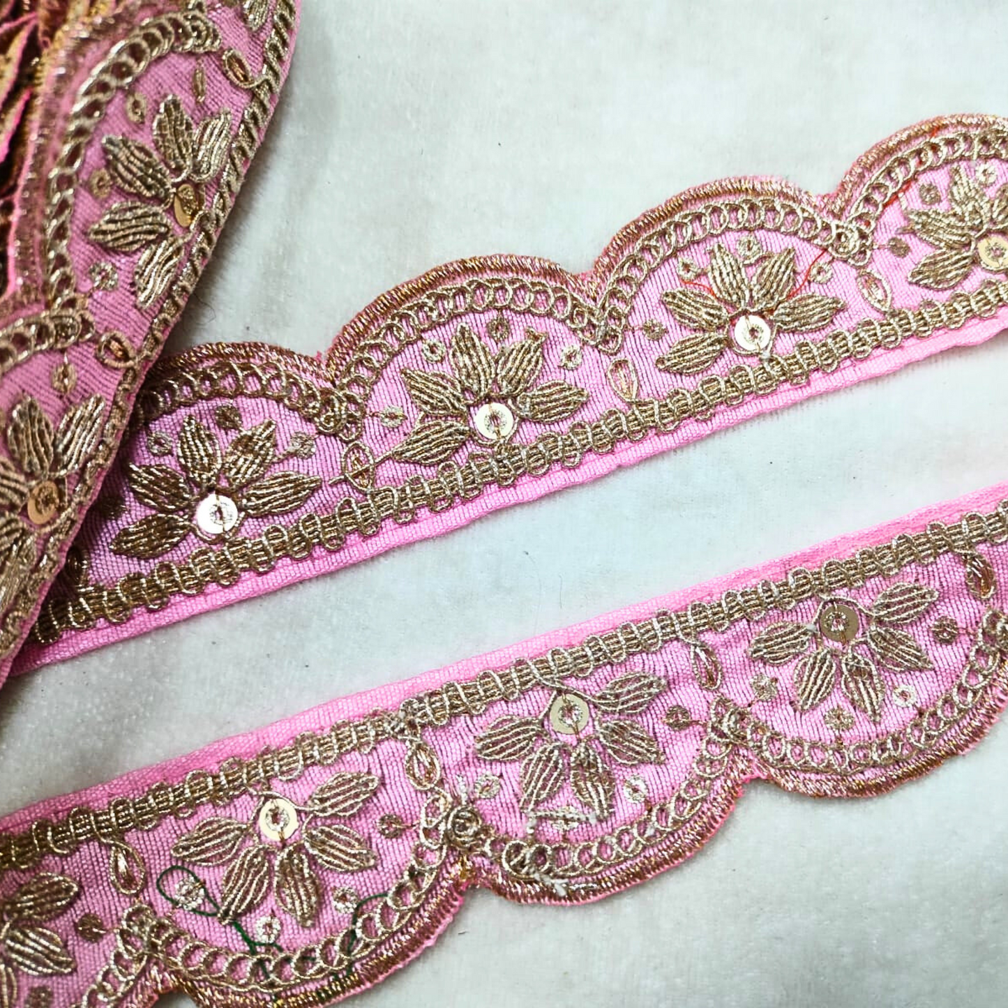 Light Pink Fancy Scalloped Trim