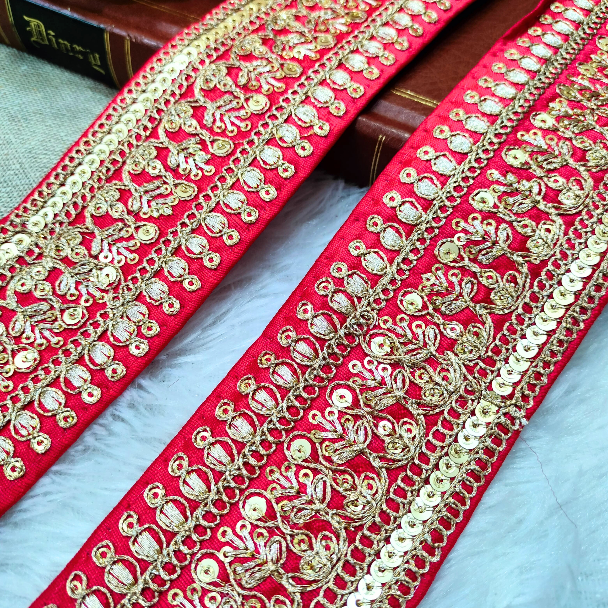 Embellished Fancy Zari Trim