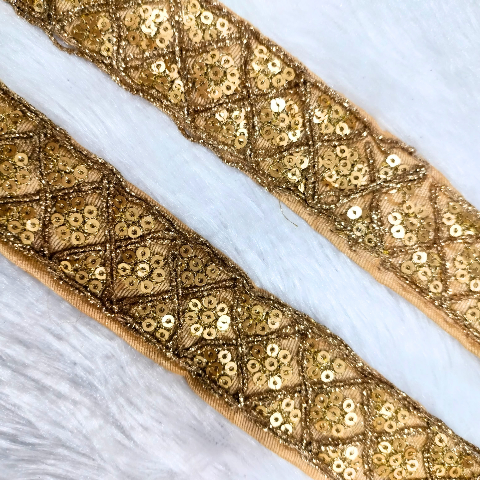 Fancy Sequence Work Lace