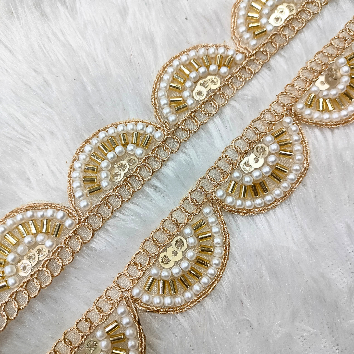 Golden Embellished Trim