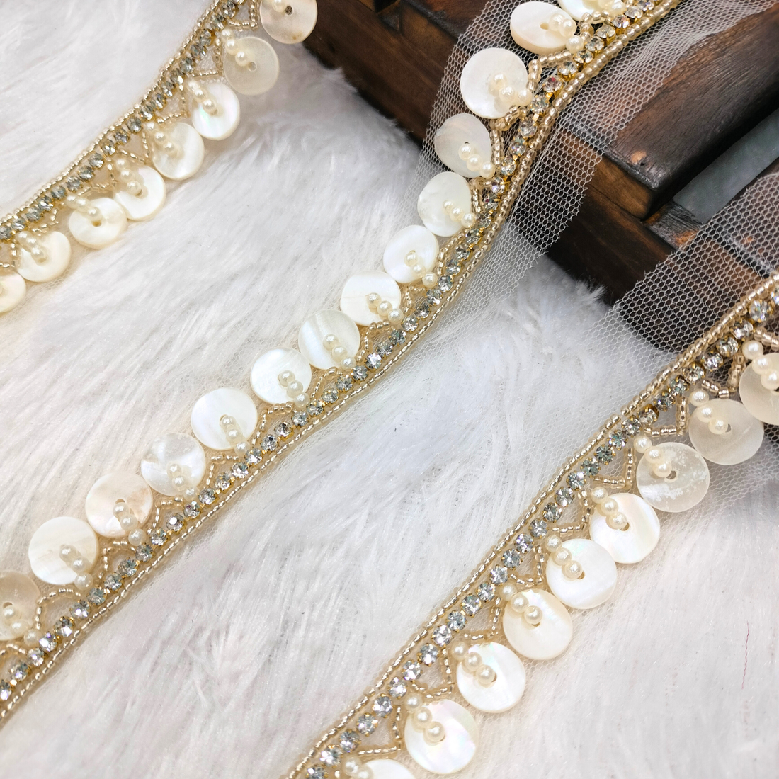 Embellished Handwork Lace