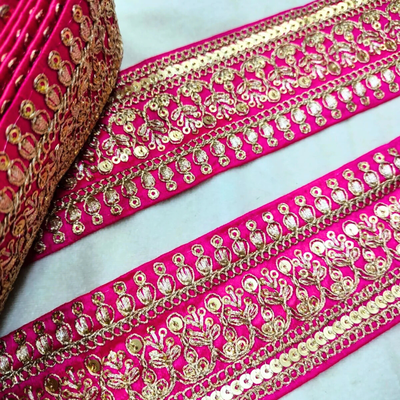 Embellished Fancy Zari Trim hover