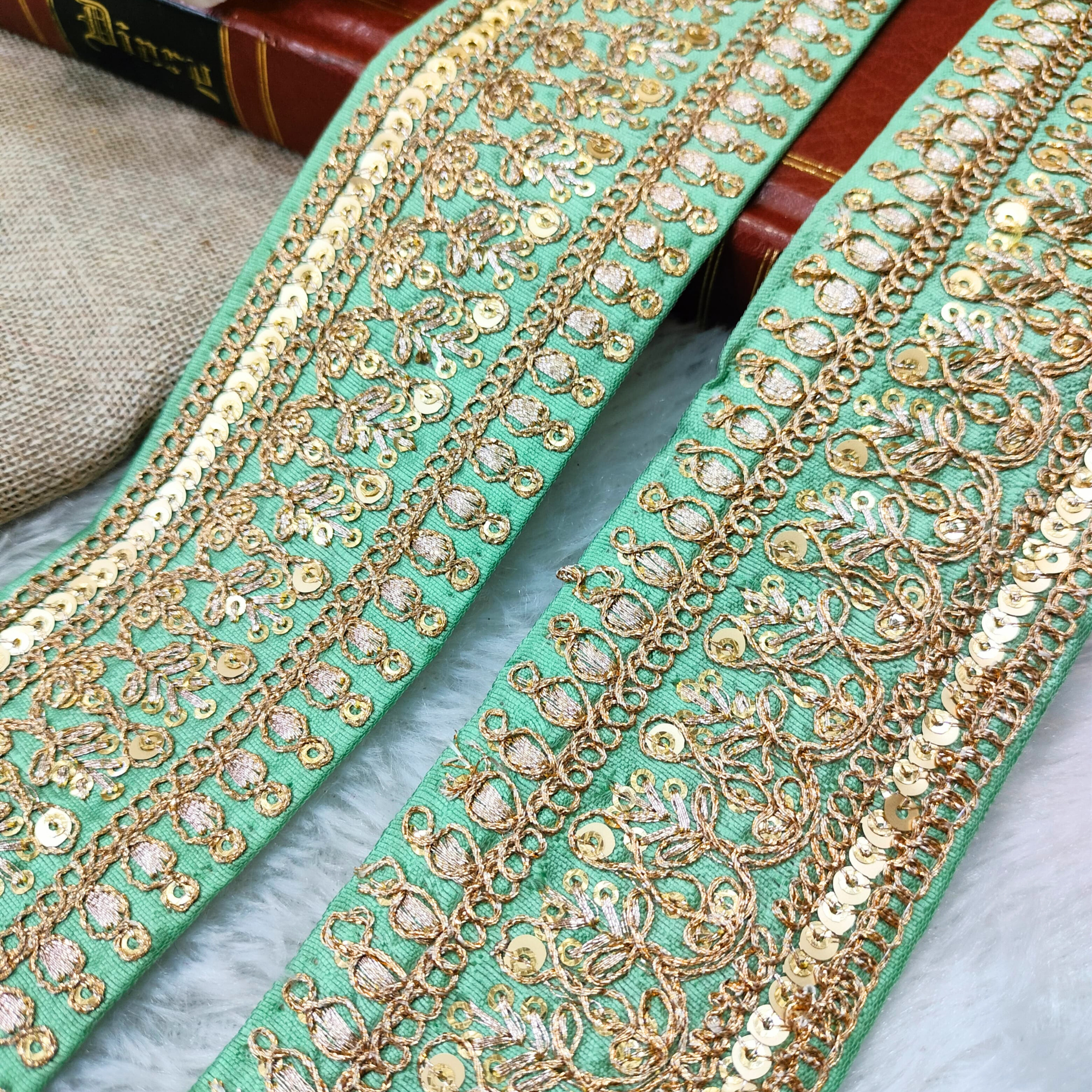 Embellished Fancy Zari Trim