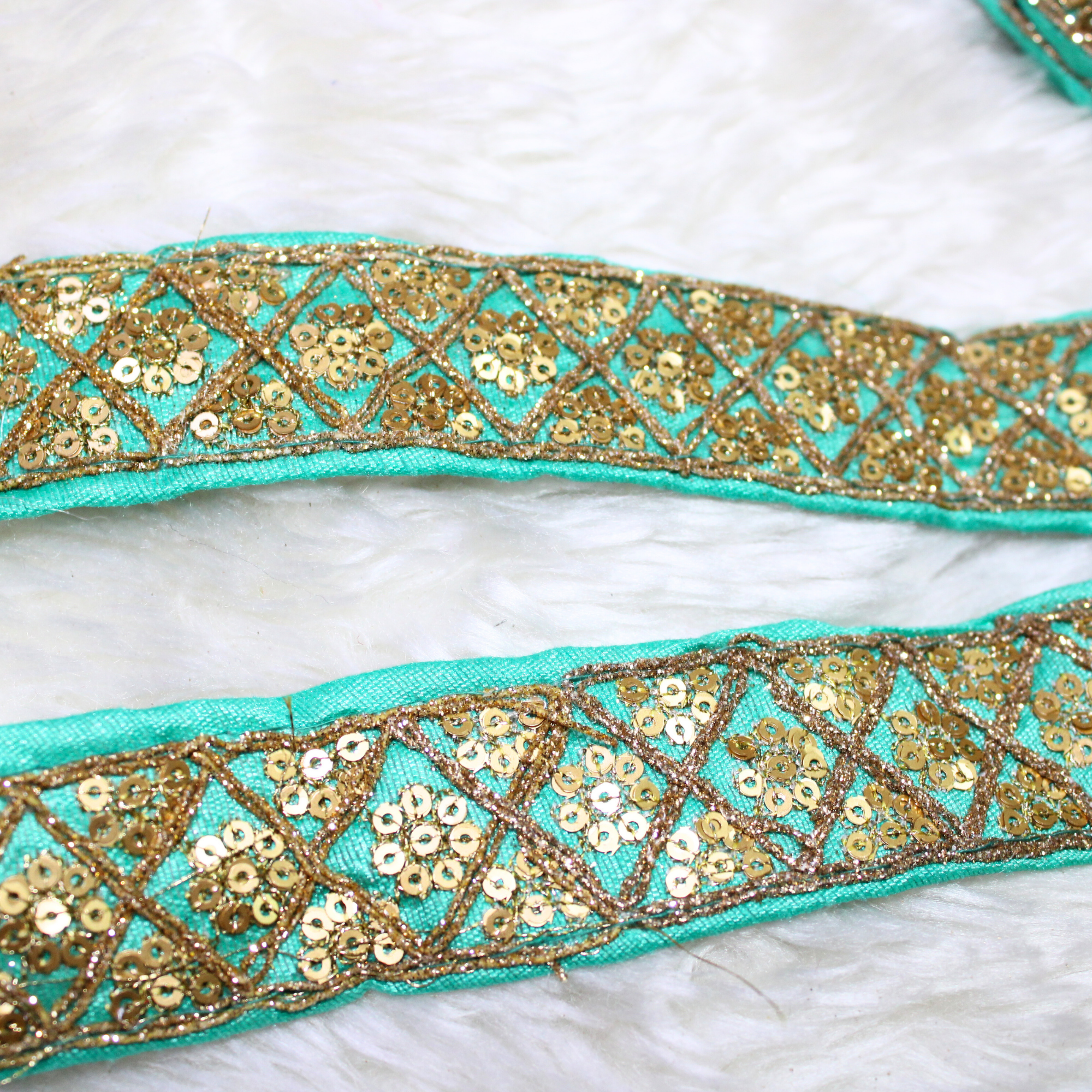 Fancy Sequence Work Lace