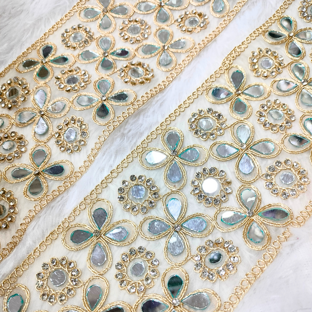 mirror work lace