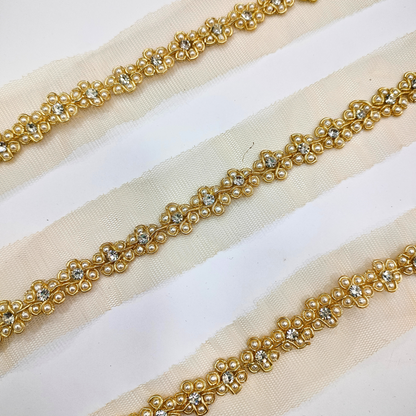 Golden Floral Trim