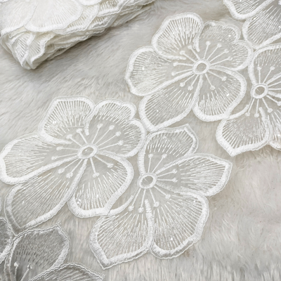 Petal Bloom Cutwork Lace