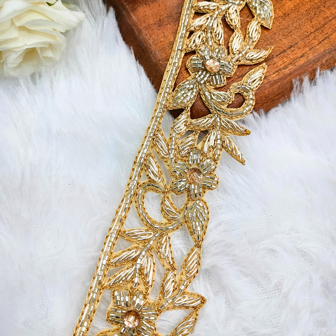 Golden Handwork Zardozi Trim