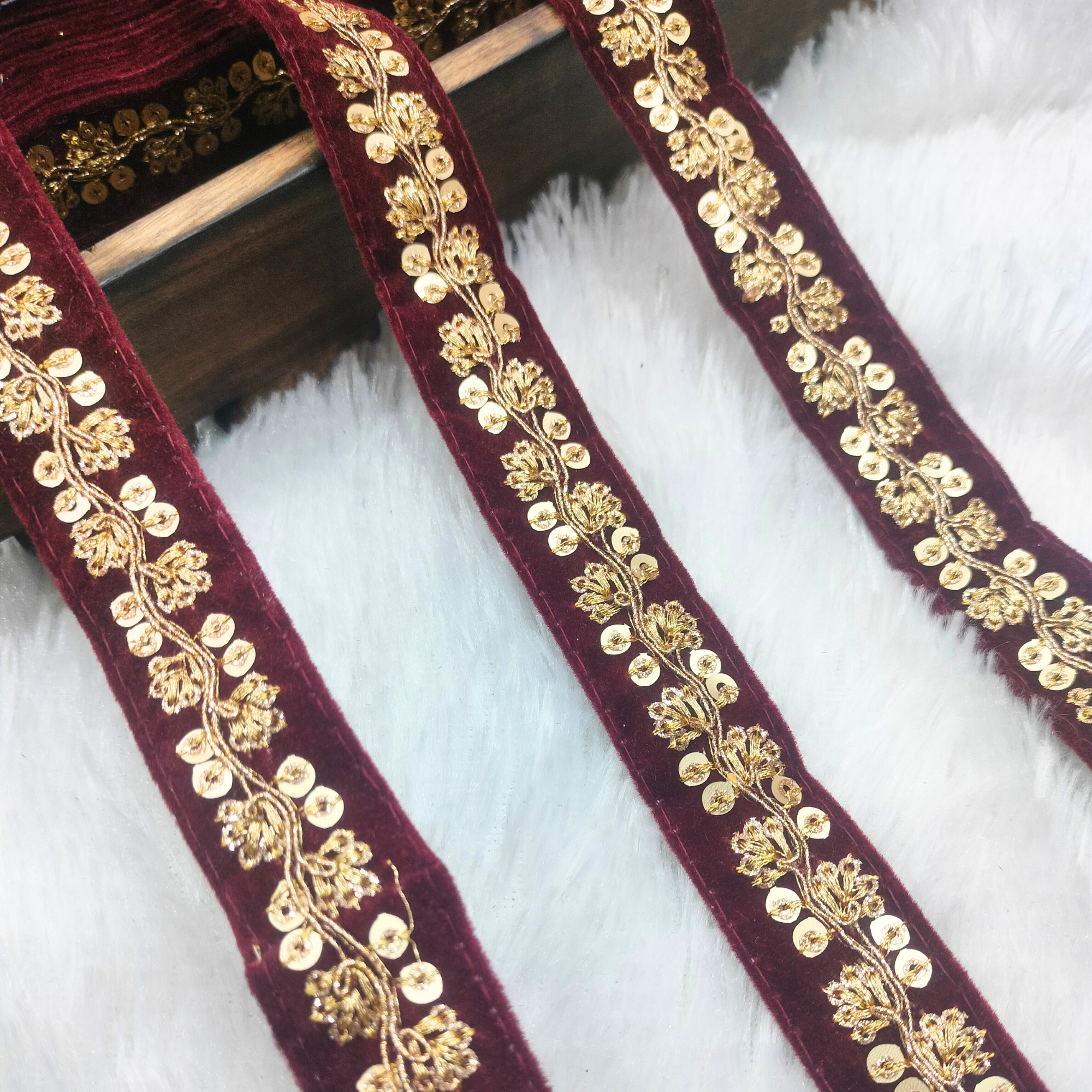 Embellished Sequin Trim