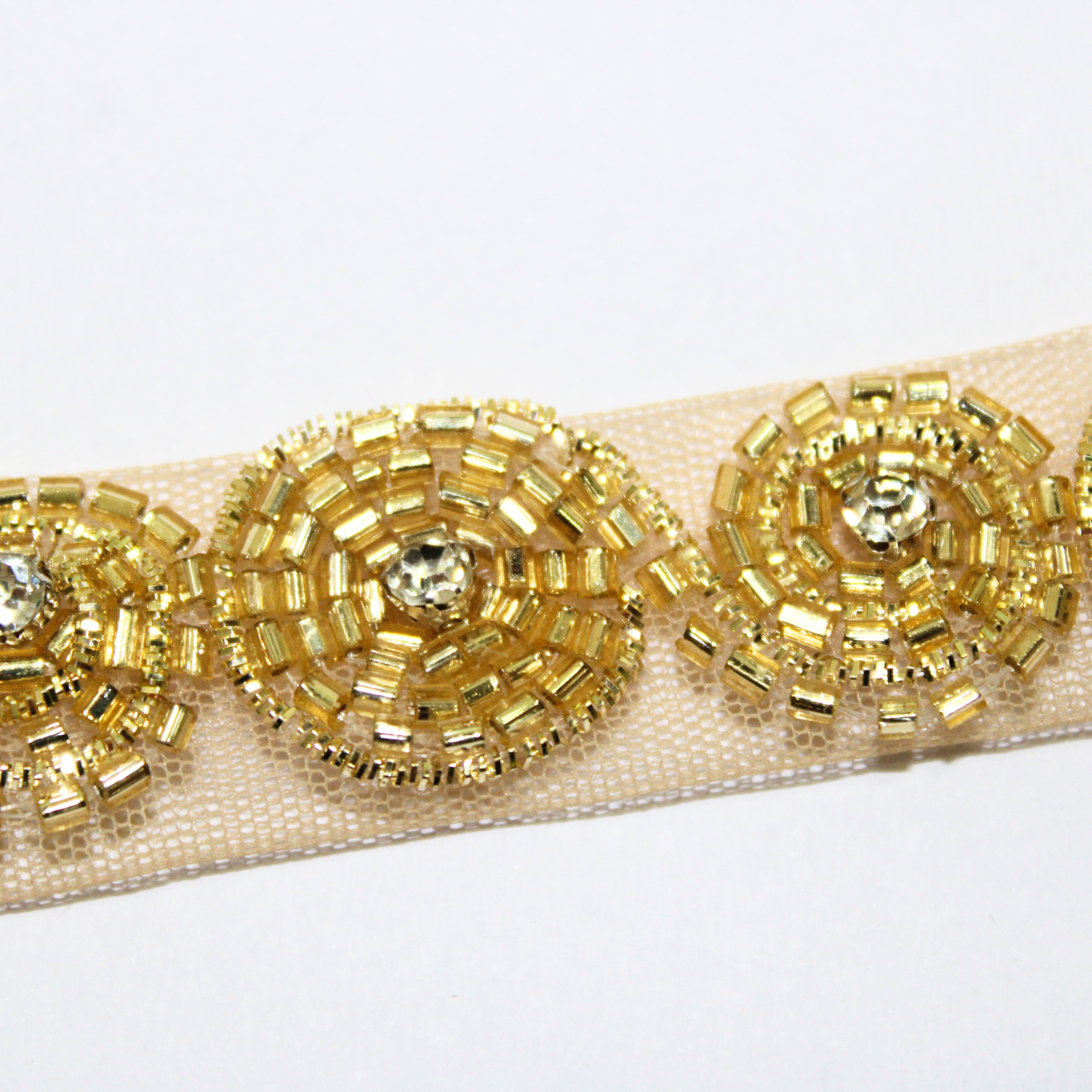 Handcrafted Cutdana Embellished Trim