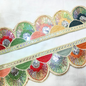 Light Green Vibrant Multicolor Sequin Trim