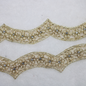 Golden Fancy Embellished Handwork Trim