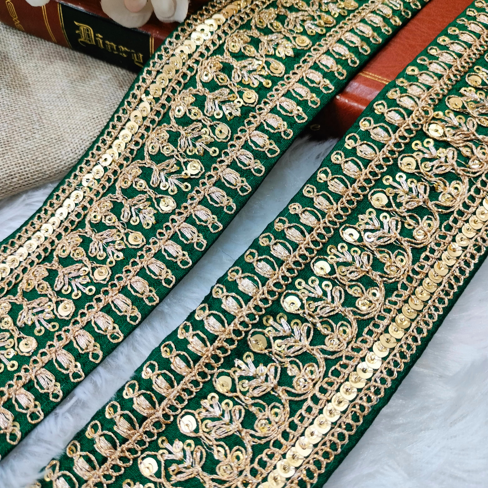 Embellished Fancy Zari Trim