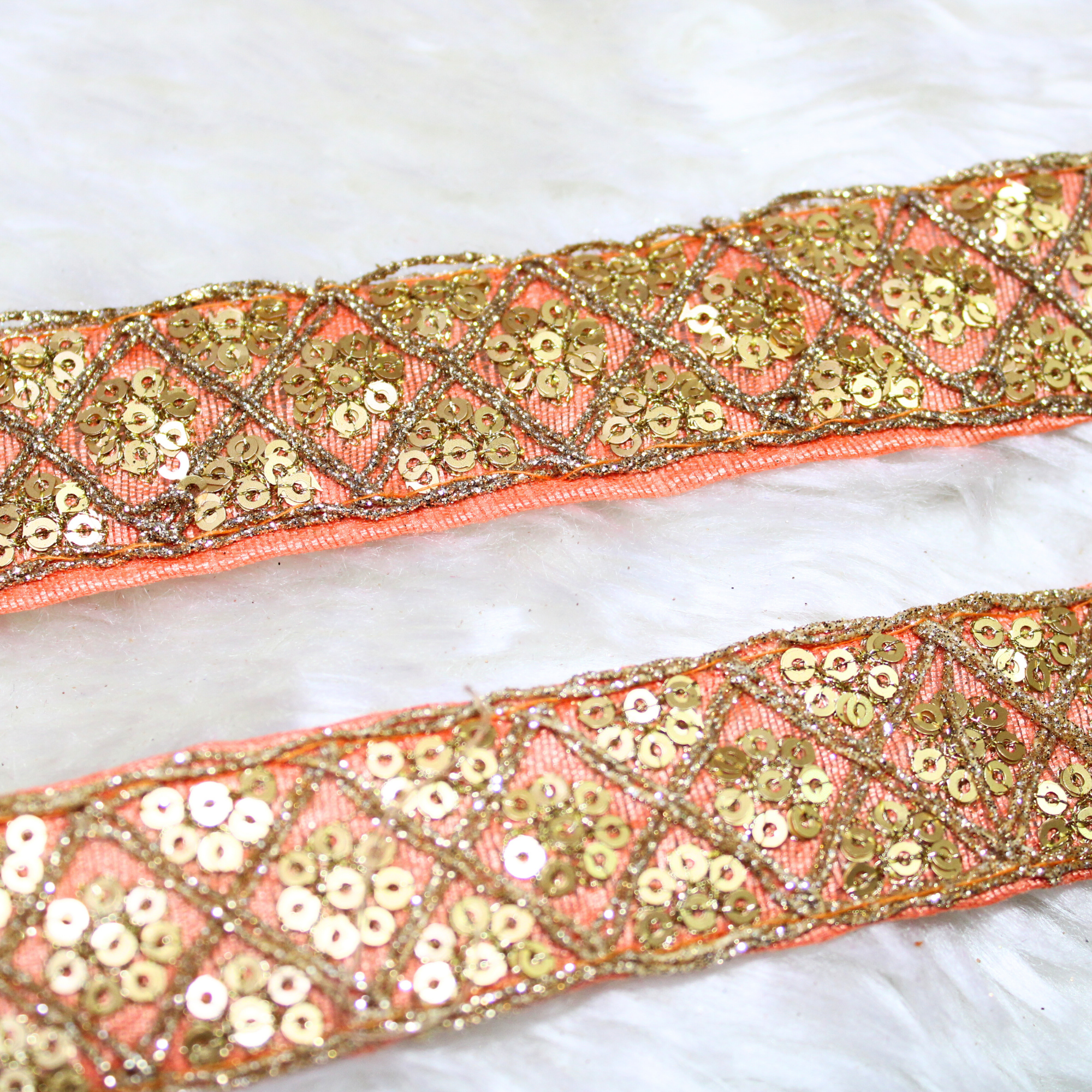 Fancy Sequence Work Lace