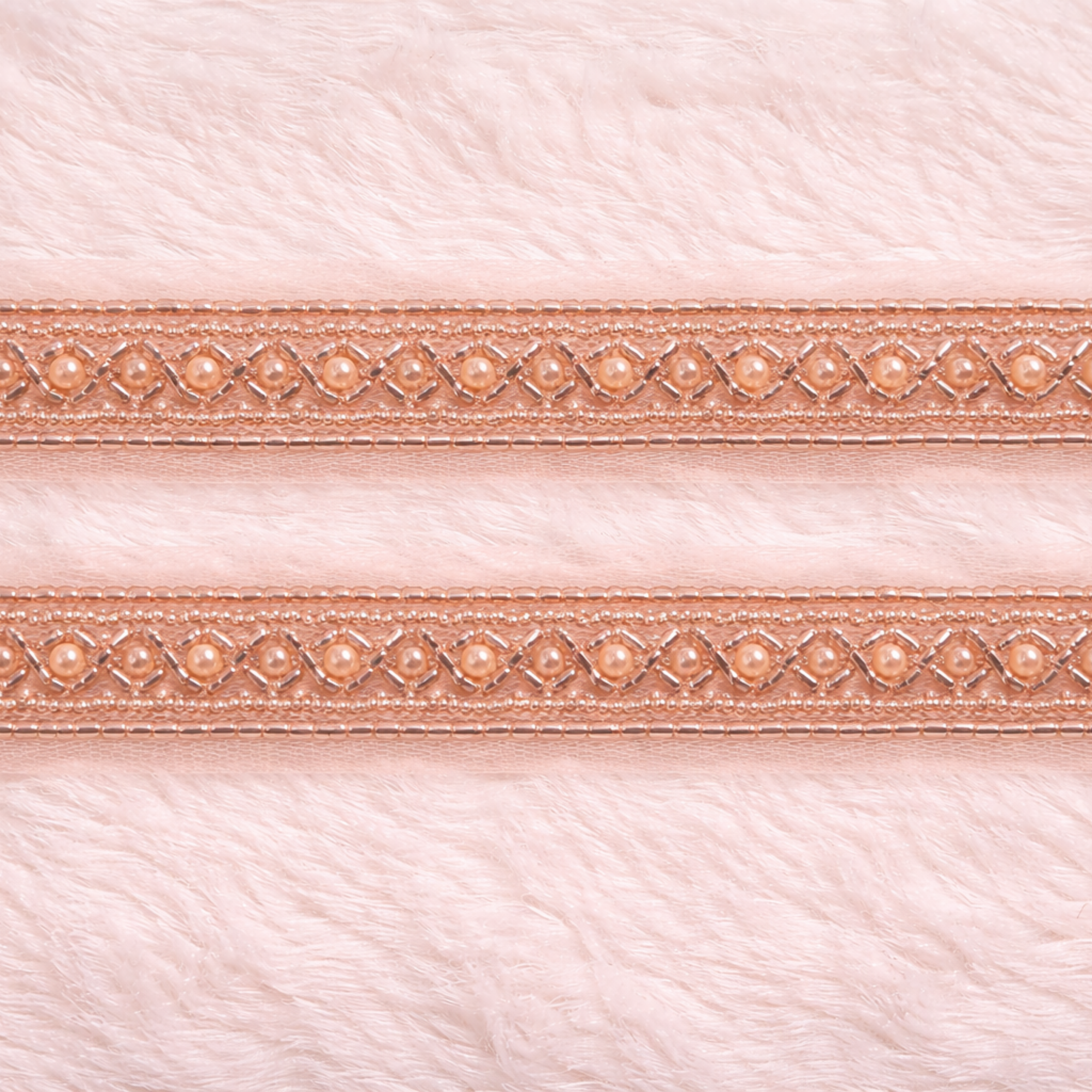 Diamond Pattern Pearl Lace