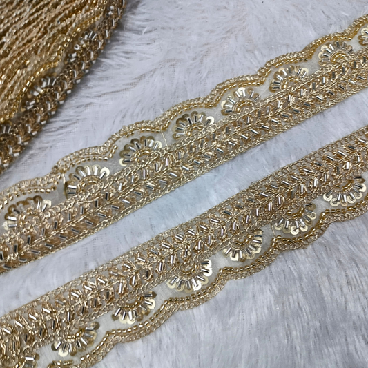 Golden Fancy Zari Trim