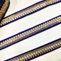 Navy Blue Fancy Sequin Work Trim