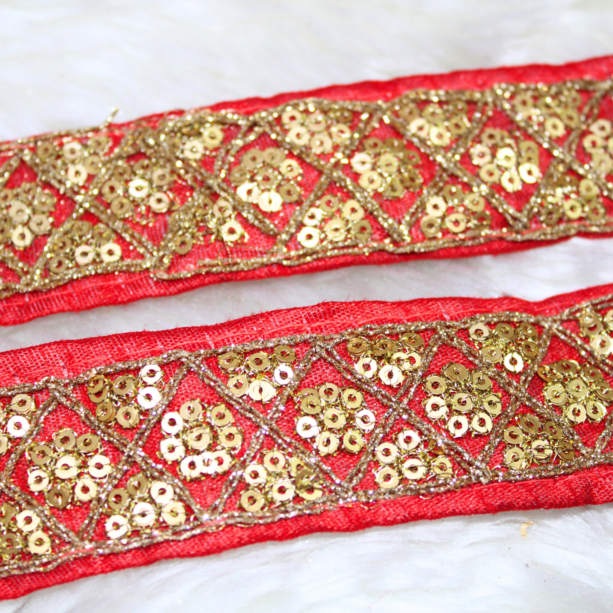 Fancy Sequence Work Lace