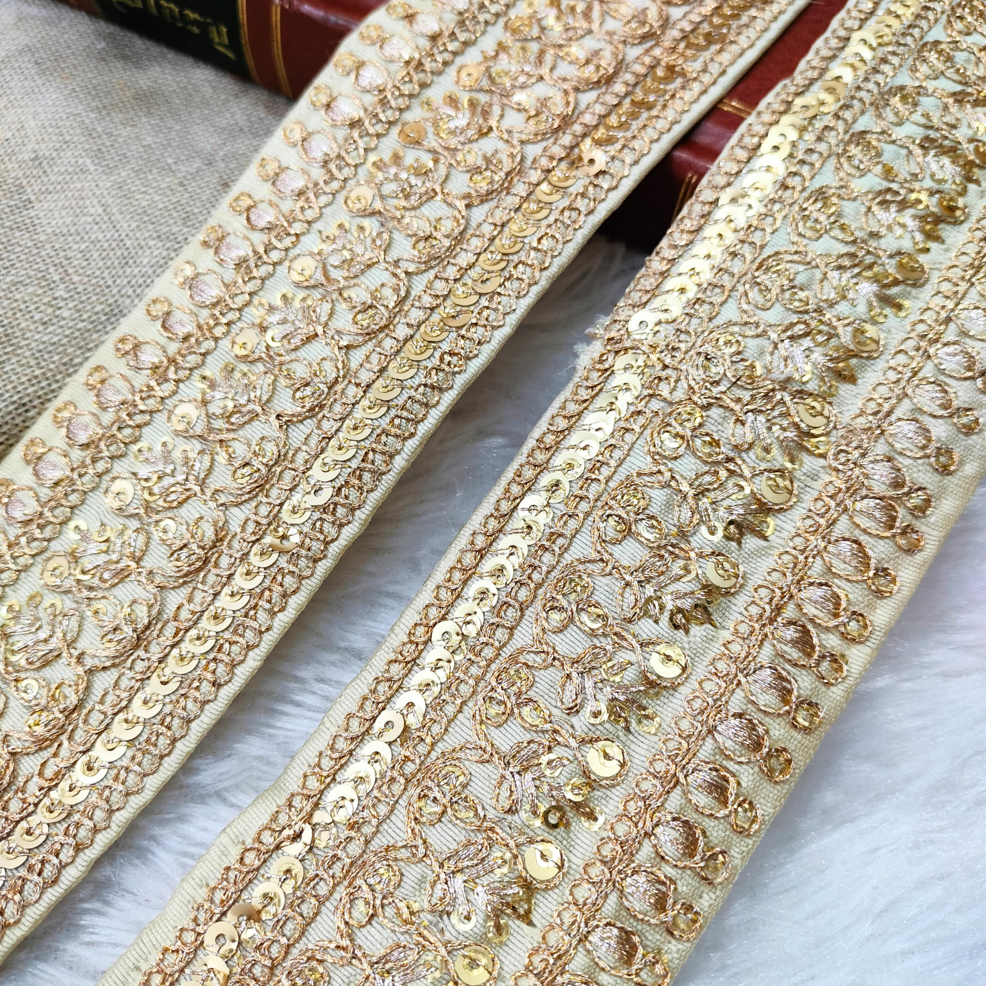 Embellished Fancy Zari Trim