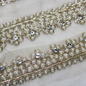 Water Gold Pearl Embellished Handwork Trim