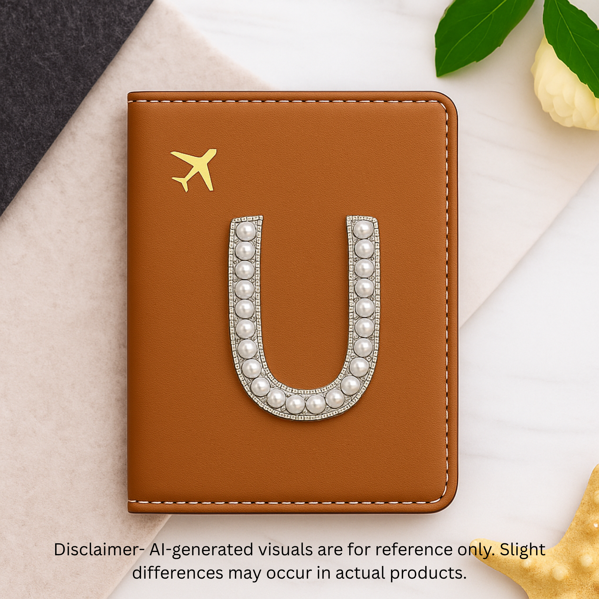 Oceanic Pearl Alphabet 'U' Patch