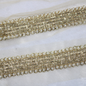 Light Gold Pearl Embellished Trim