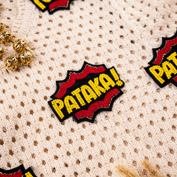 Pataka Statement Embroidered Appliqué Patch