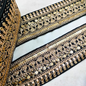 Black Fancy Zari Embellished Trim