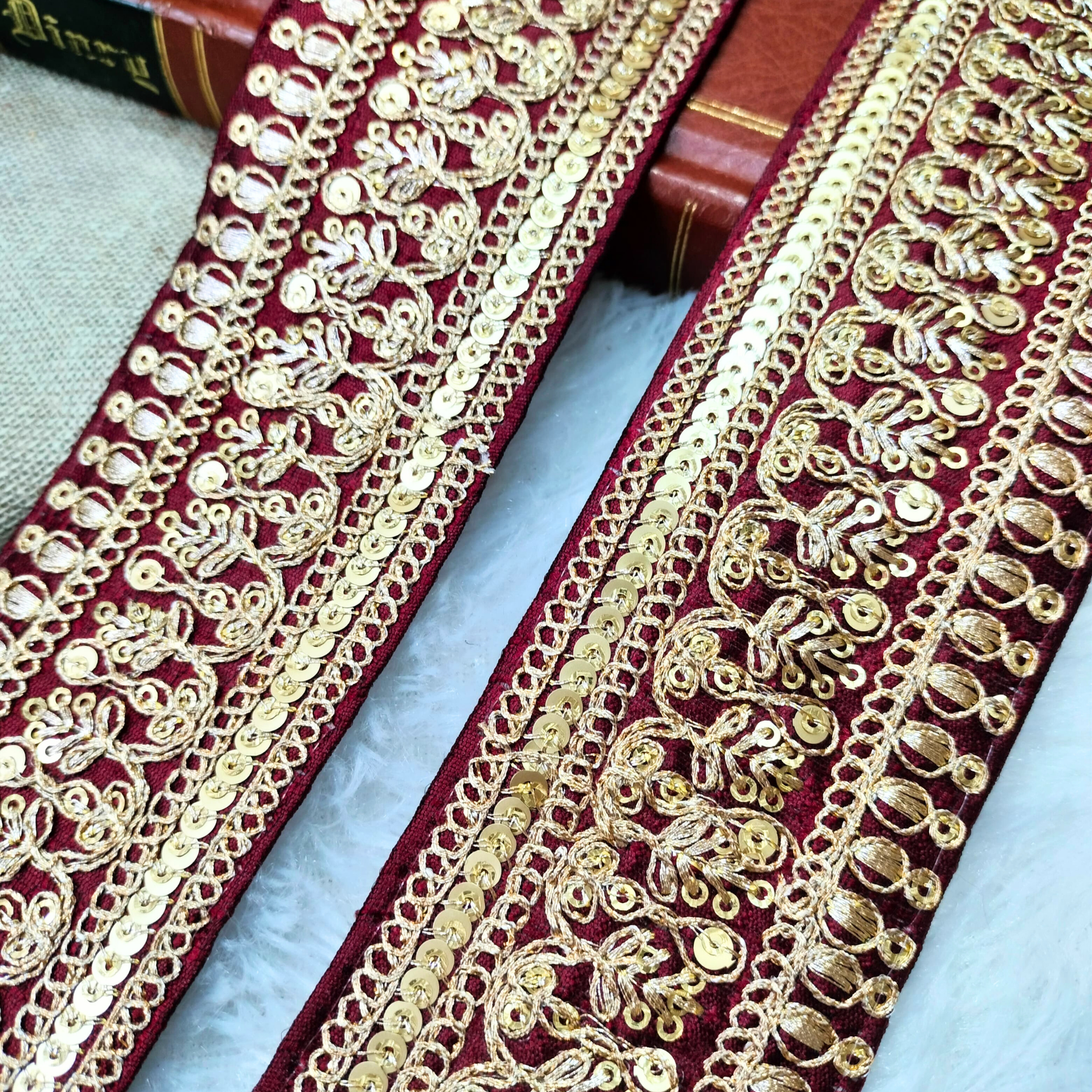 Embellished Fancy Zari Trim