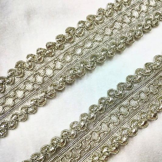 Water Gold Fancy Embellished Trim