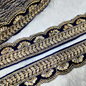 Navy Blue Fancy Zari Trim